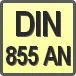 Piktogram - Typ DIN: DIN 855 AN